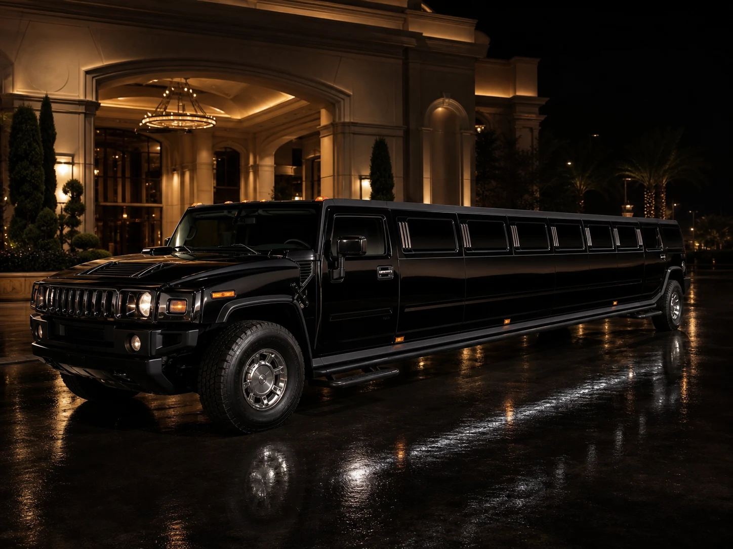 Hummer Limo from the Luxurious Transportation fleet