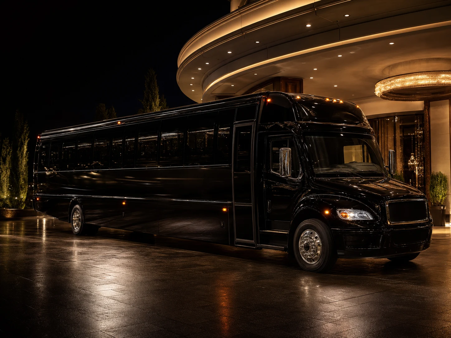 Party Bus from the Luxurious Transportation fleet